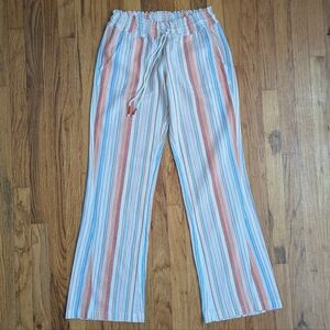 Roxy Oceanside Striped Pant Multi Color Rainbow